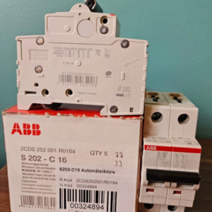abb 2cds252001r0164 s202 c16 miniature circuit breaker industrial electrical protection device