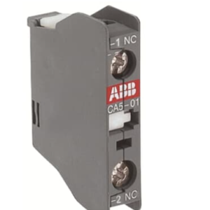 abb ca5 01 auxiliary contact block 1nc for a line contactors industrial motor control and automation system