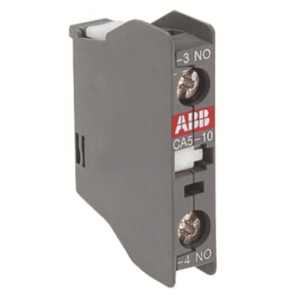 abb ca5 10 auxiliary contact block 1no for a line contactors industrial motor control and automation system