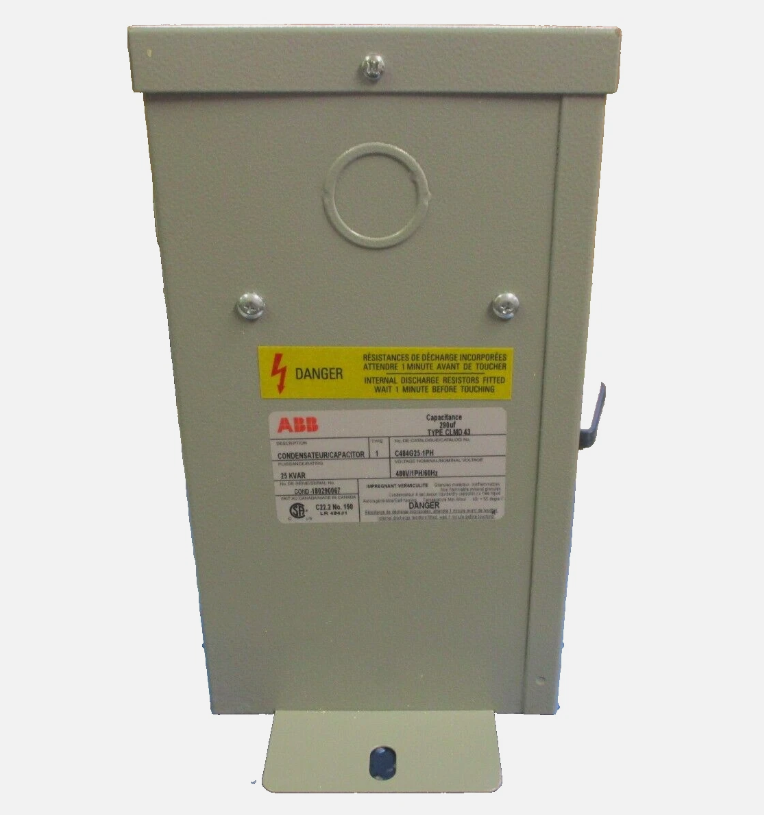 abb c484g22.5 clmd 43 low voltage power factor correction capacitor for industrial electrical systems abb c484g22.5 clmd 43 low voltage power factor correction capacitor for industrial electrical systems