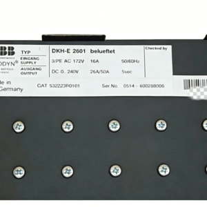 abb dkh e 2601 axodyn servo drive for industrial motion control and automation system applications