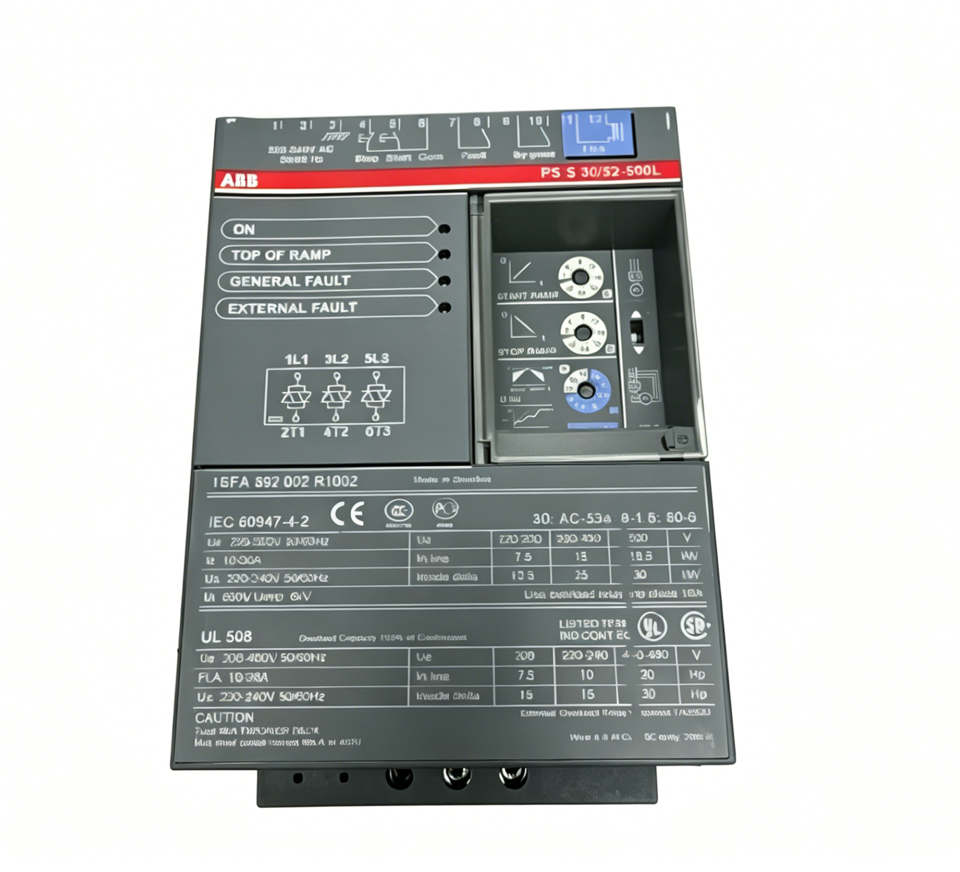abb pss30/52 500f softstarter industrial motor soft start control device 1sfa892002r1001 abb pss30/52 500f softstarter industrial motor soft start control device 1sfa892002r1001