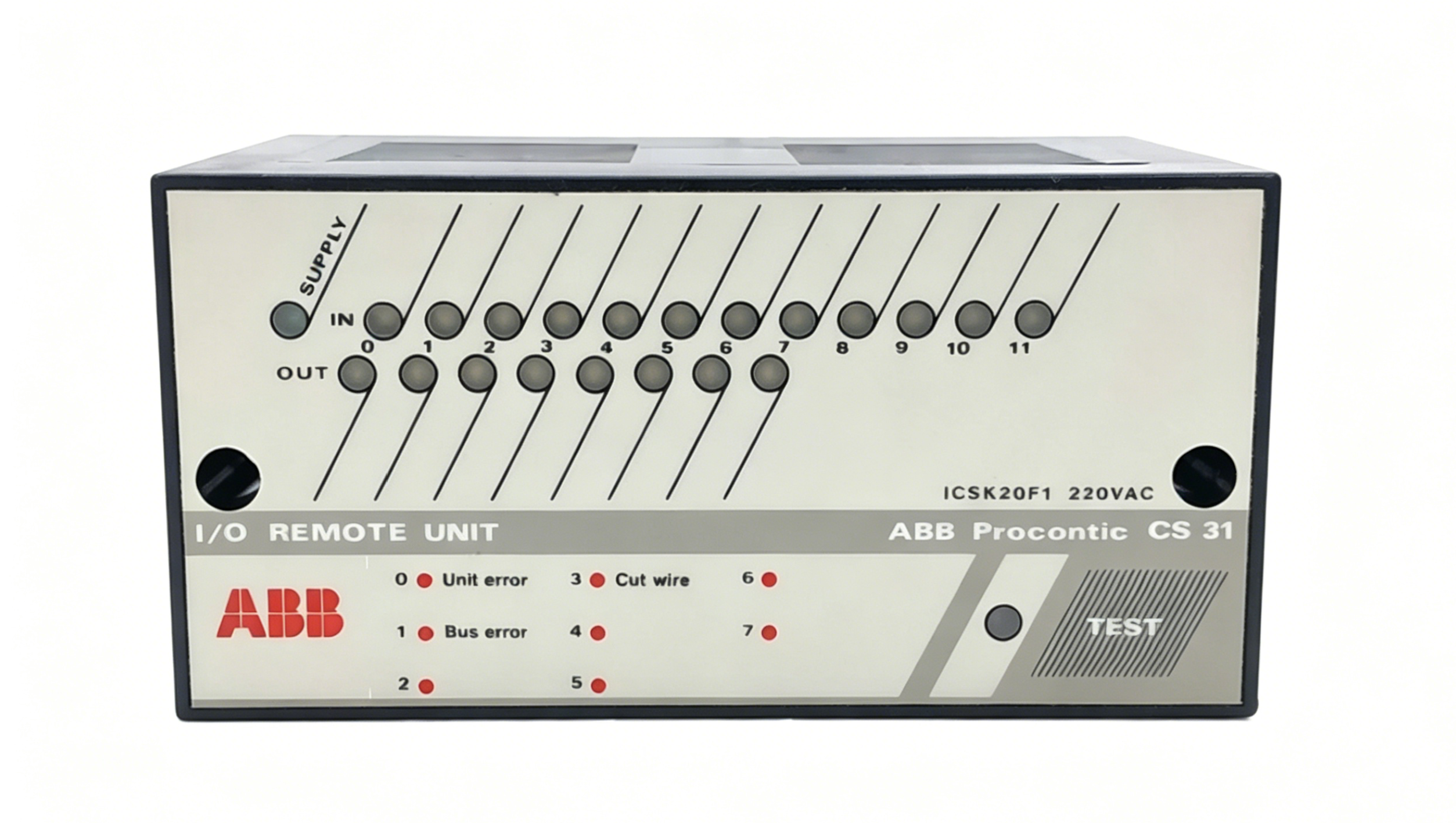 abb icsk20f1 procontic cs31 remote i/o unit industrial automation module for distributed control and signal processing systems abb icsk20f1 procontic cs31 remote i/o unit industrial automation module for distributed control and signal processing systems