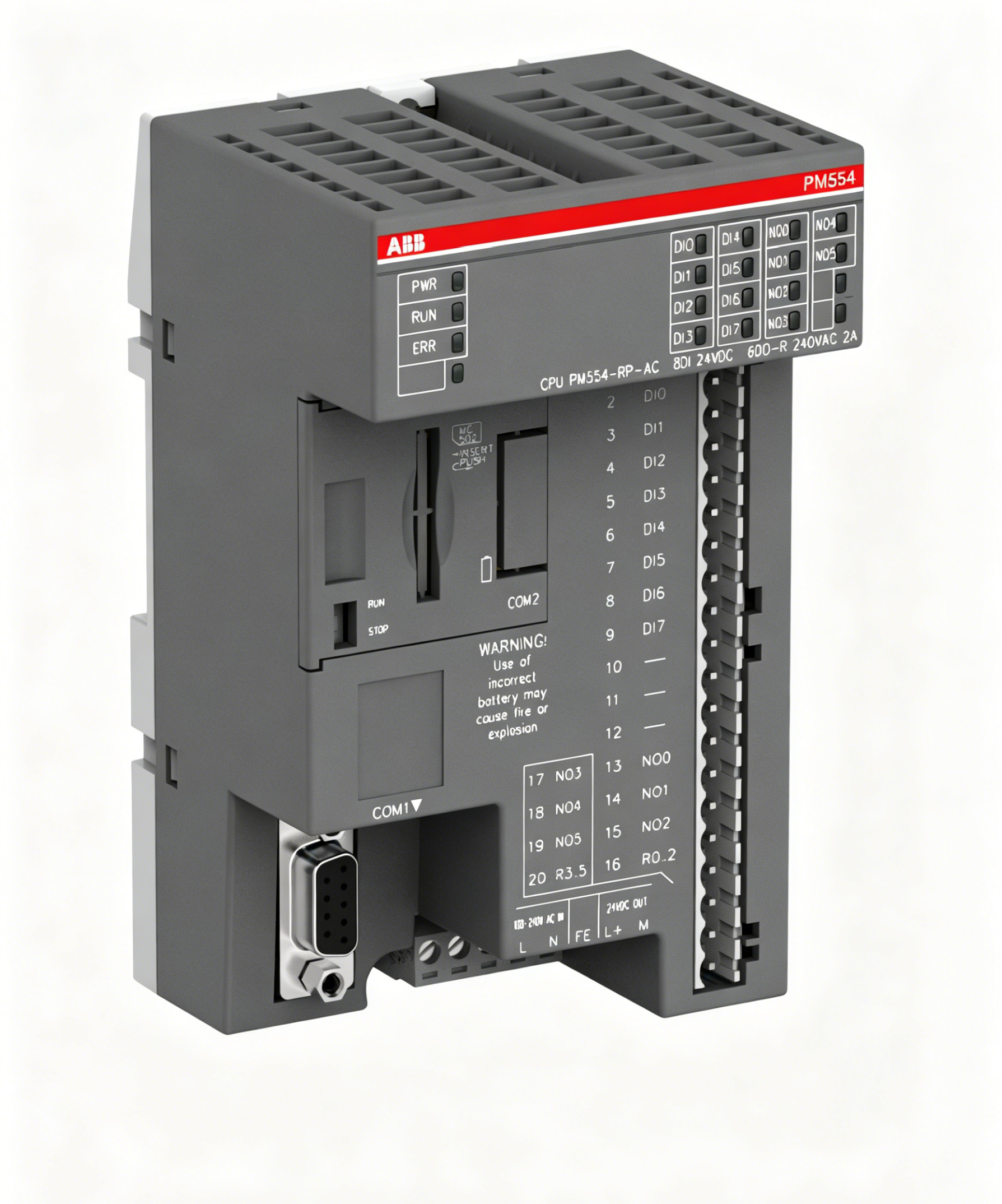 abb pm554 rp ac ac500 eco plc cpu module industrial programmable logic controller with integrated i/o and high speed automation control capability abb pm554 rp ac ac500 eco plc cpu module industrial programmable logic controller with integrated i/o and high speed automation control capability