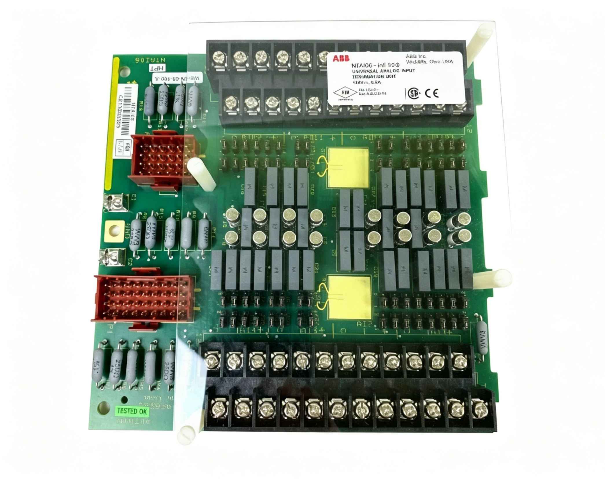 abb nta106 infi 90 termination unit pcb circuit board for distributed control and industrial automation systems abb nta106 infi 90 termination unit pcb circuit board for distributed control and industrial automation systems
