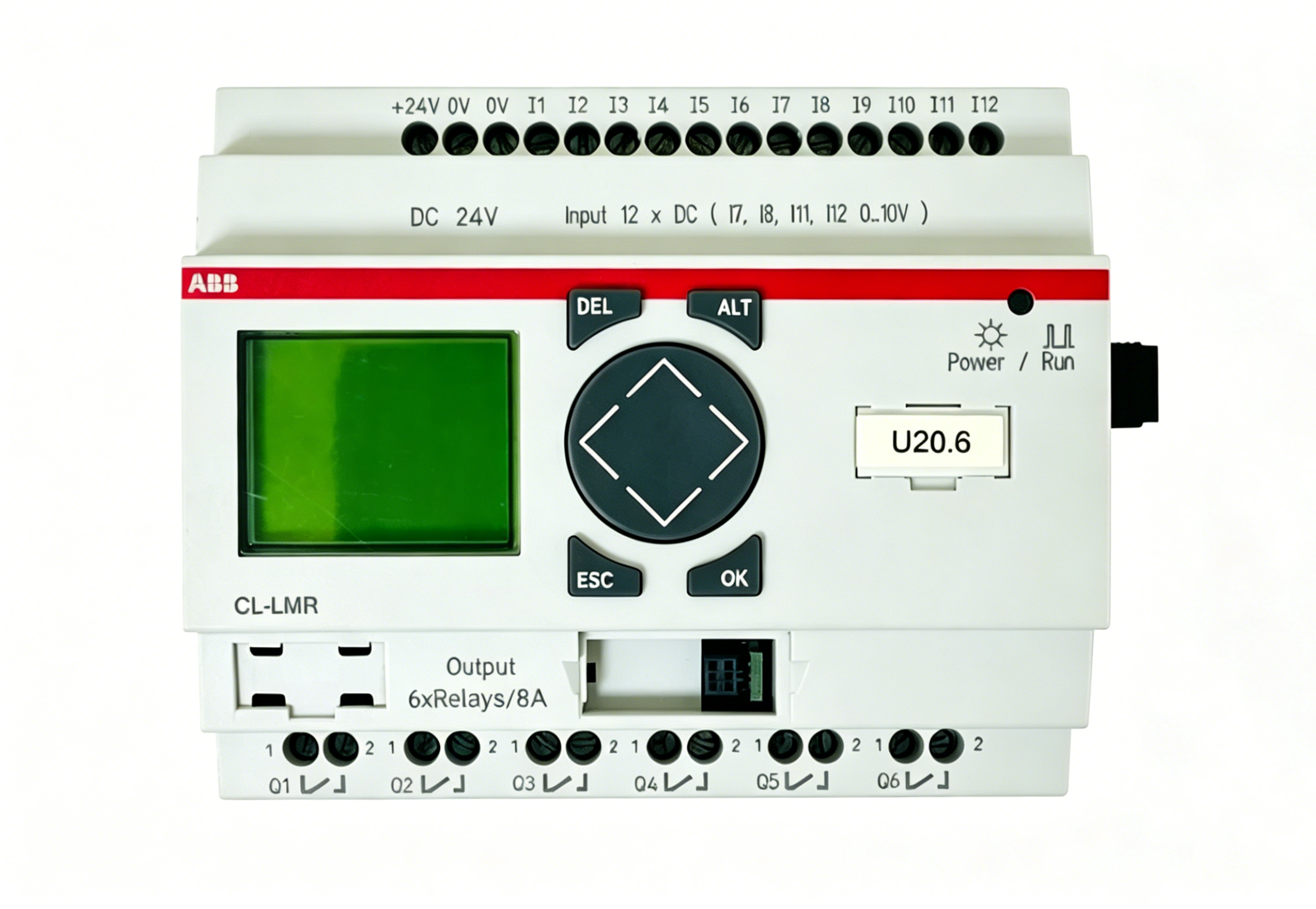 abb cl lmr.c18ac2 1svr440723r0300 programmable logic relay for industrial automation control systems abb cl lmr.c18ac2 1svr440723r0300 programmable logic relay for industrial automation control systems