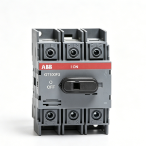 abb ot100f3 3 pole 100a switch disconnector for industrial power distribution and motor control applications