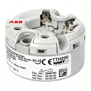 abb tth200 e1/opt head mount temperature transmitter for industrial process control and hart communication measurement system