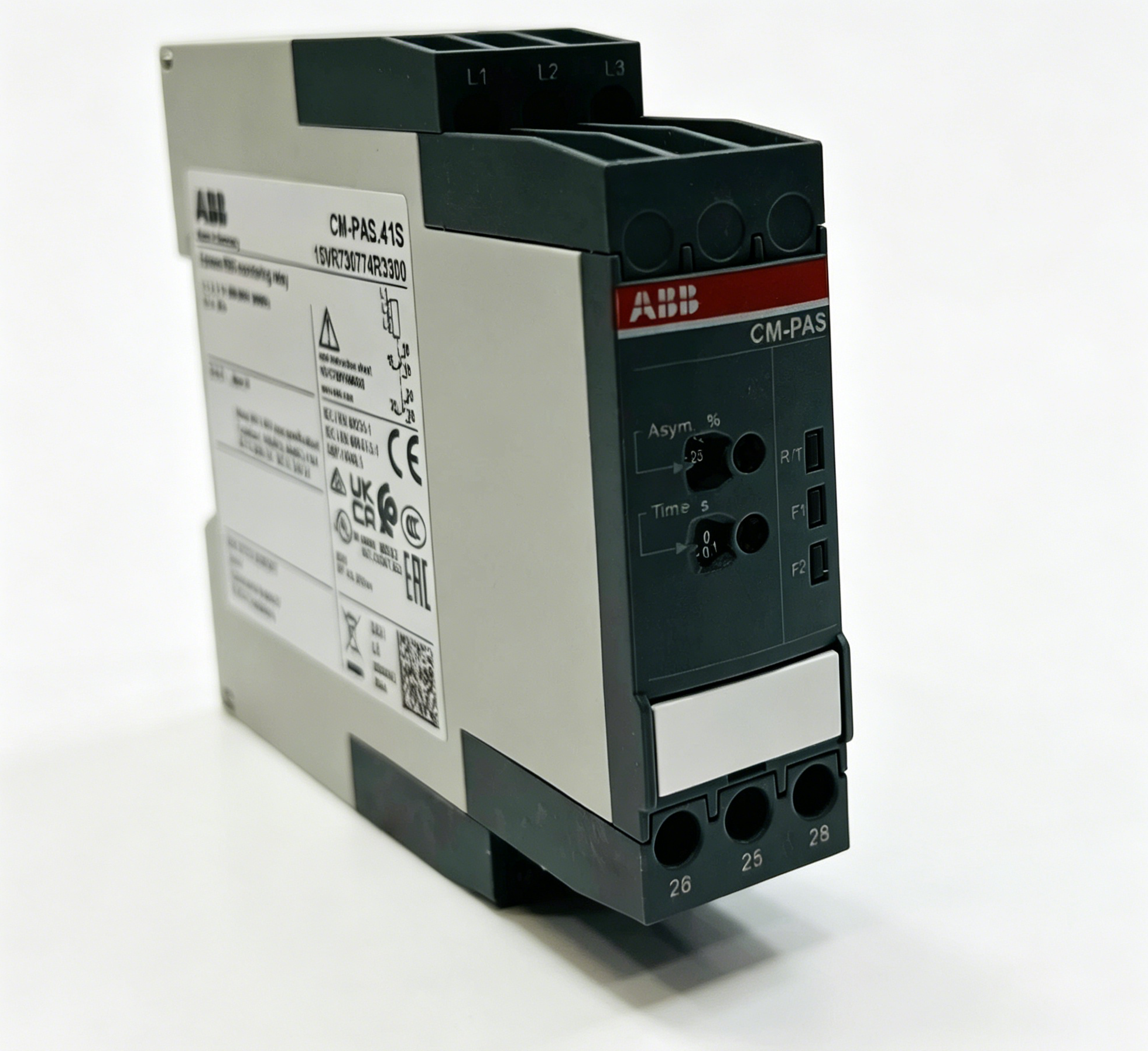 abb 1svr730884r3300 cm mps.41s three phase monitoring relay for phase protection, voltage monitoring and industrial motor safety systems abb 1svr730884r3300 cm mps.41s three phase monitoring relay for phase protection, voltage monitoring and industrial motor safety systems