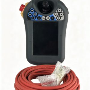 abb 3hac028357 001 irc5 flexpendant teach pendant for industrial robot programming and human machine interface control