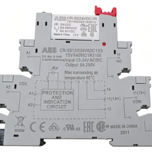 abb 1svr405541r3110 cr s024vadc1crs industrial interface relay module for din rail control systems and signal switching applications