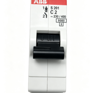 abb 2cds251001r0024 s201 c2 miniature circuit breaker 1 pole 2a c curve din rail low voltage circuit protection technical guide