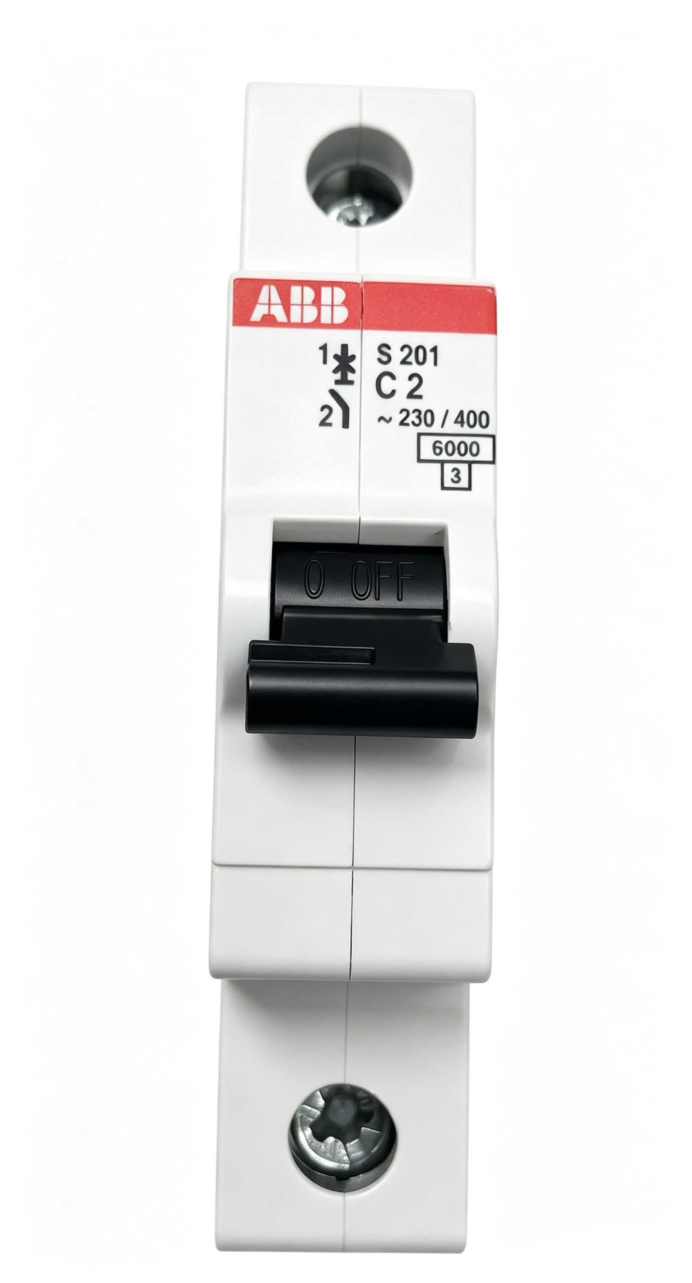 abb 2cds251001r0024 s201 c2 miniature circuit breaker 1 pole 2a c curve din rail low voltage circuit protection technical guide abb 2cds251001r0024 s201 c2 miniature circuit breaker 1 pole 2a c curve din rail low voltage circuit protection technical guide