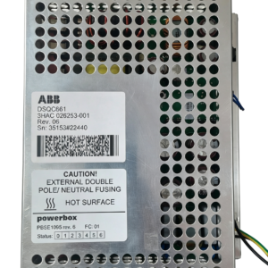 abb 3hac026253 001 dsqc 661 power supply unit for irc5 industrial robot controller 24v dc power module