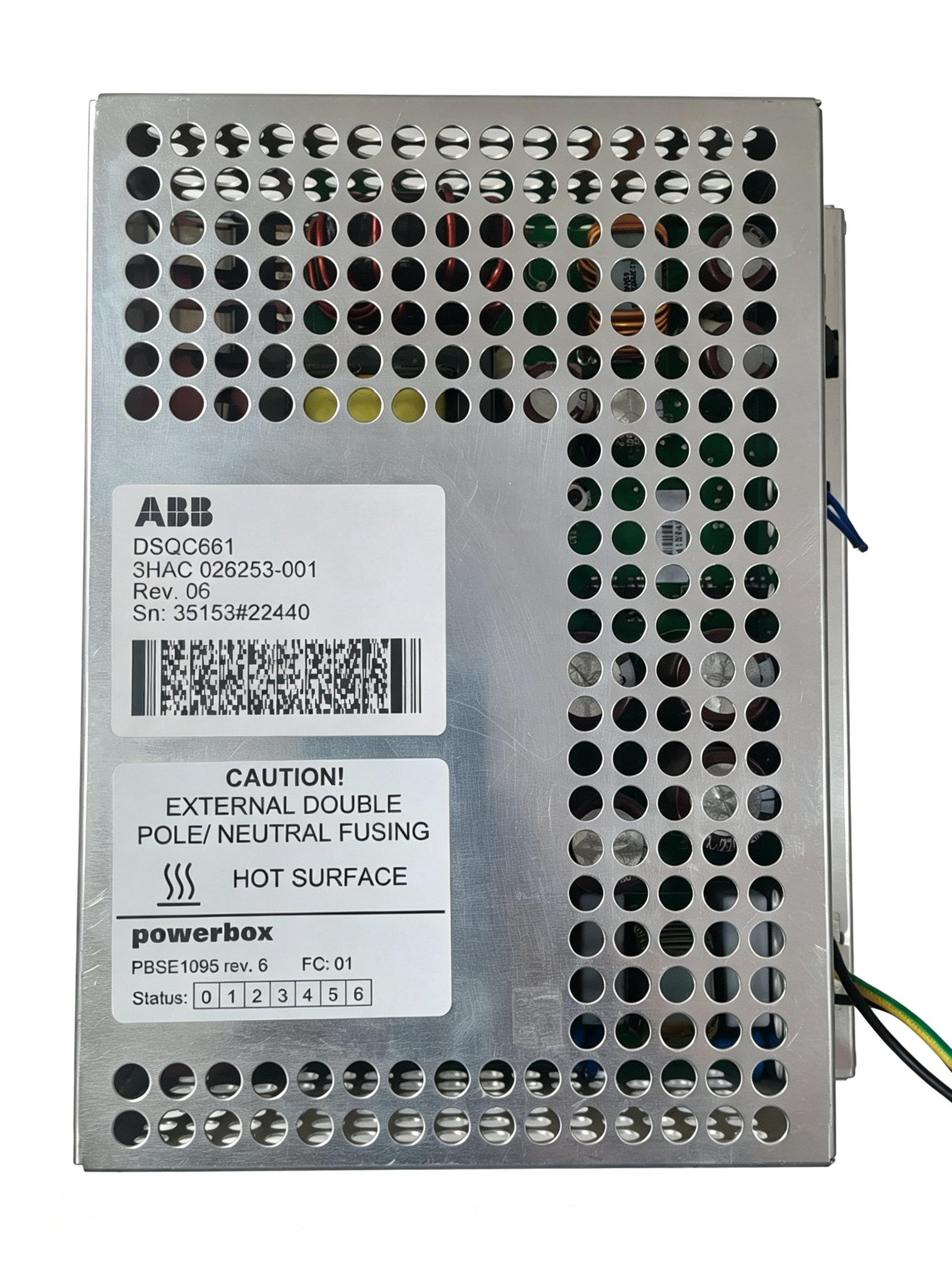 abb 3hac026253 001 dsqc 661 power supply unit for irc5 industrial robot controller 24v dc power module abb 3hac026253 001 dsqc 661 power supply unit for irc5 industrial robot controller 24v dc power module