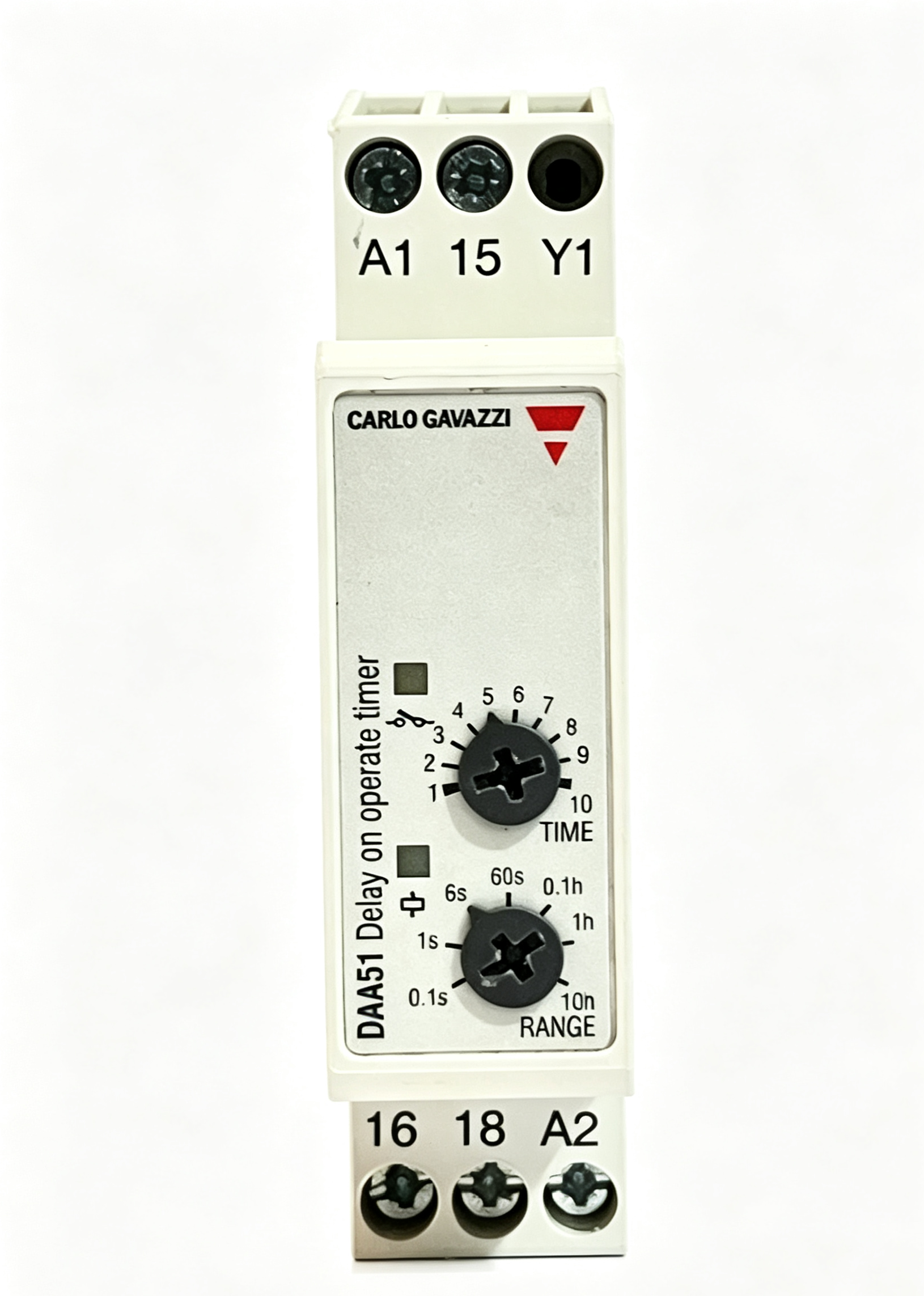 abb daa51cm24 timer relay on delay 24vdc 24 240vac spdt din rail time delay relay for industrial automation control systems abb daa51cm24 timer relay on delay 24vdc 24 240vac spdt din rail time delay relay for industrial automation control systems