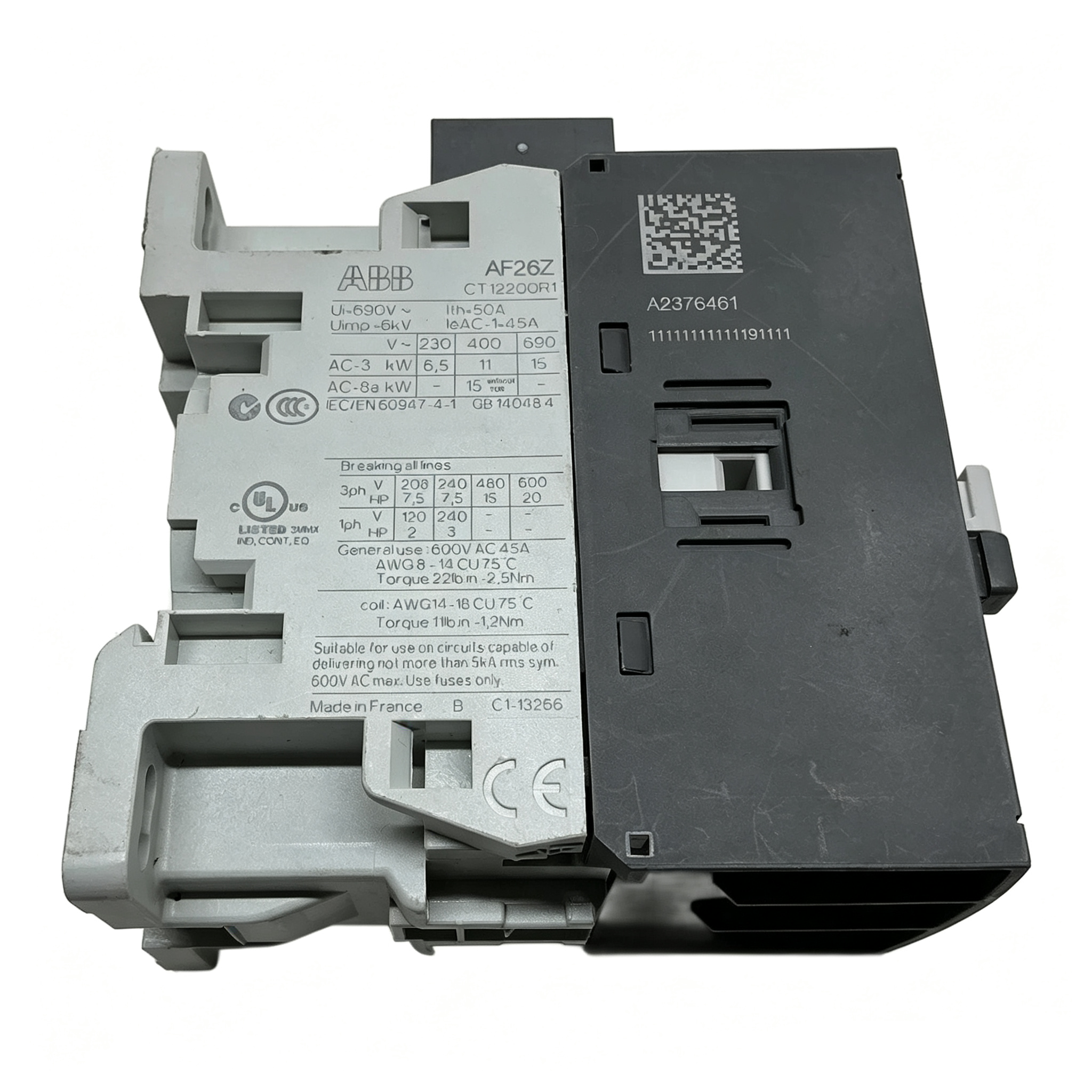 abb 1sbl236001r2100 af26z 30 00 21 contactor for motor control and industrial electrical applications abb 1sbl236001r2100 af26z 30 00 21 contactor for motor control and industrial electrical applications