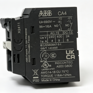 abb 1sbn010110r1010 ca4 10 auxiliary contact block for af series contactors and industrial control applications