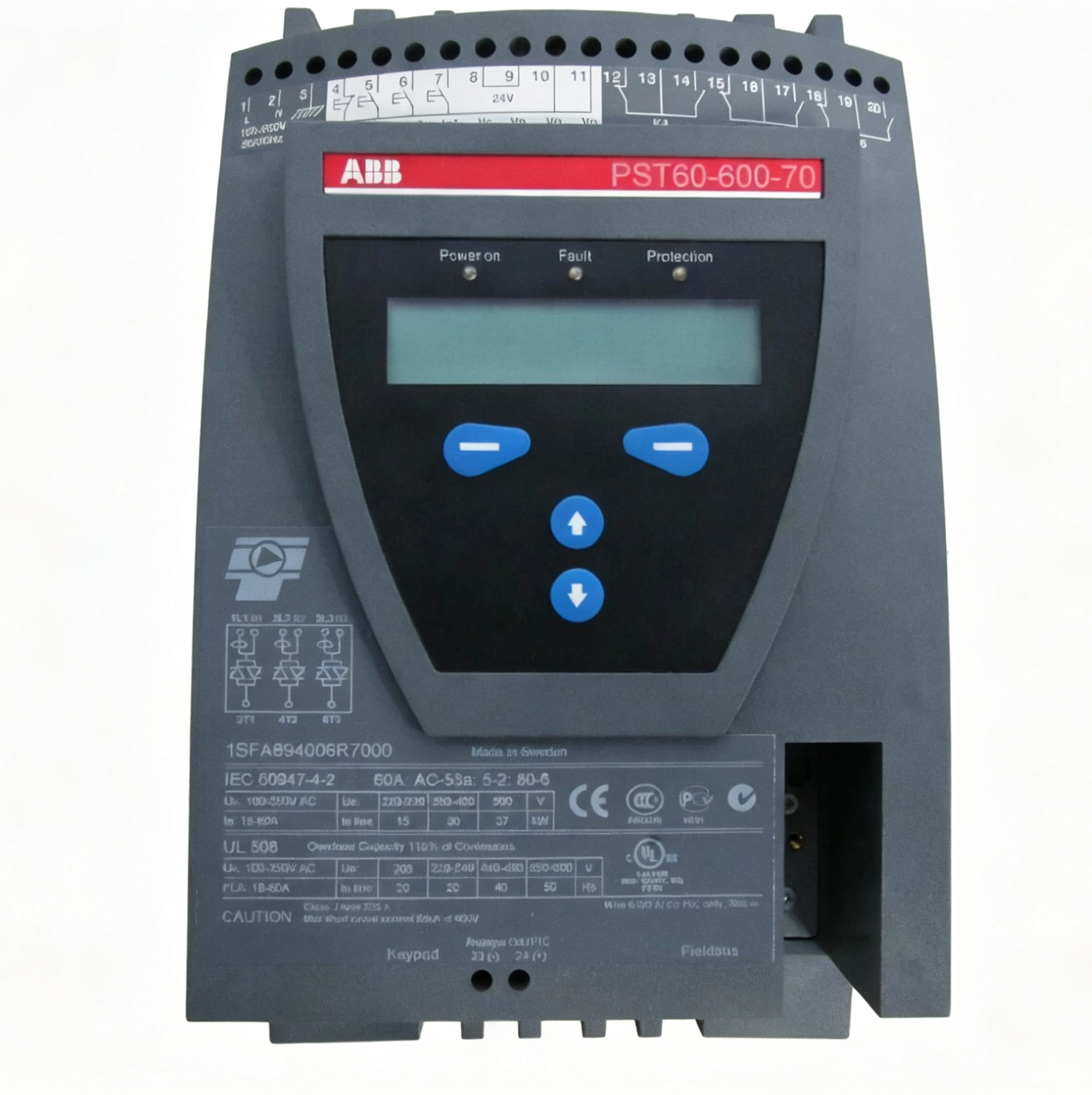 abb 1sfa894006r7000 pst60 600 70 softstarter for motor starting control and industrial automation systems abb 1sfa894006r7000 pst60 600 70 softstarter for motor starting control and industrial automation systems