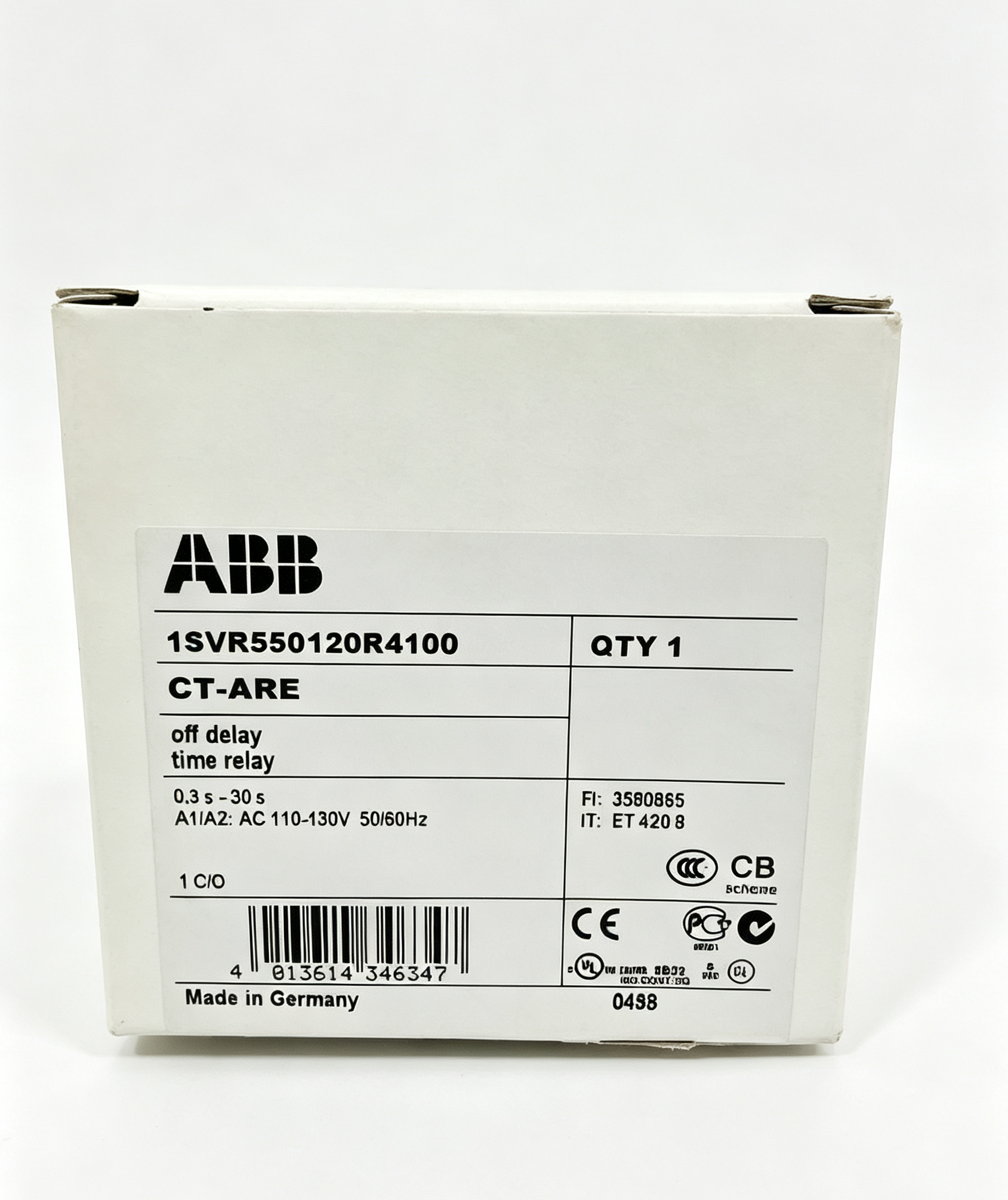 abb 1svr550127r4100 ct are time relay true off delay timer for industrial automation control systems abb 1svr550127r4100 ct are time relay true off delay timer for industrial automation control systems
