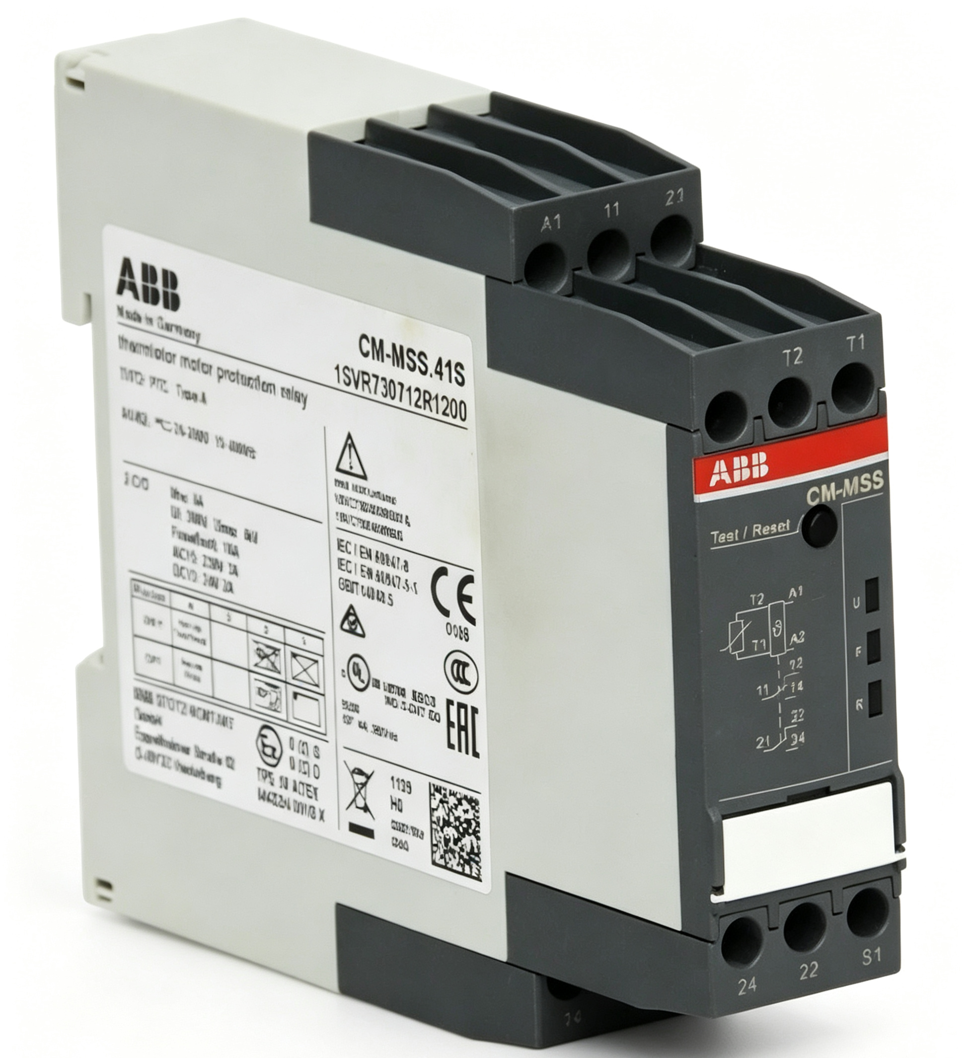 abb 1svr730712r1200 cm mss.41s thermistor motor protection relay for motor temperature monitoring and industrial protection systems abb 1svr730712r1200 cm mss.41s thermistor motor protection relay for motor temperature monitoring and industrial protection systems