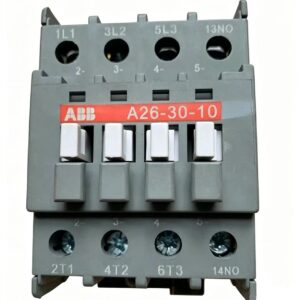 abb a26 30 10 480v iec contactor 3 pole 26a motor control device for industrial automation and electrical switching applications
