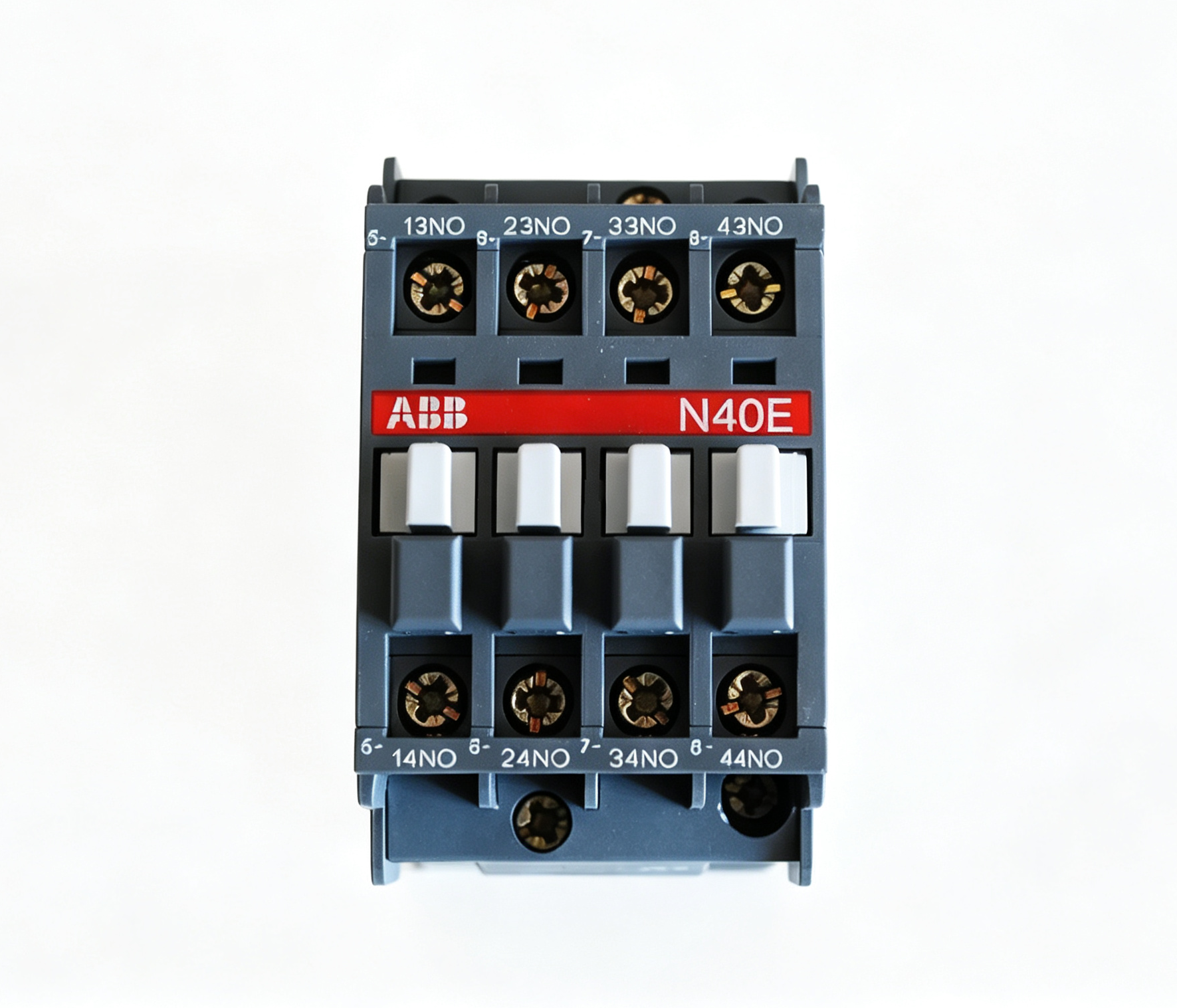 abb n40e 110v contactor relay 4 pole auxiliary control device for industrial automation and electrical control circuit applications abb n40e 110v contactor relay 4 pole auxiliary control device for industrial automation and electrical control circuit applications