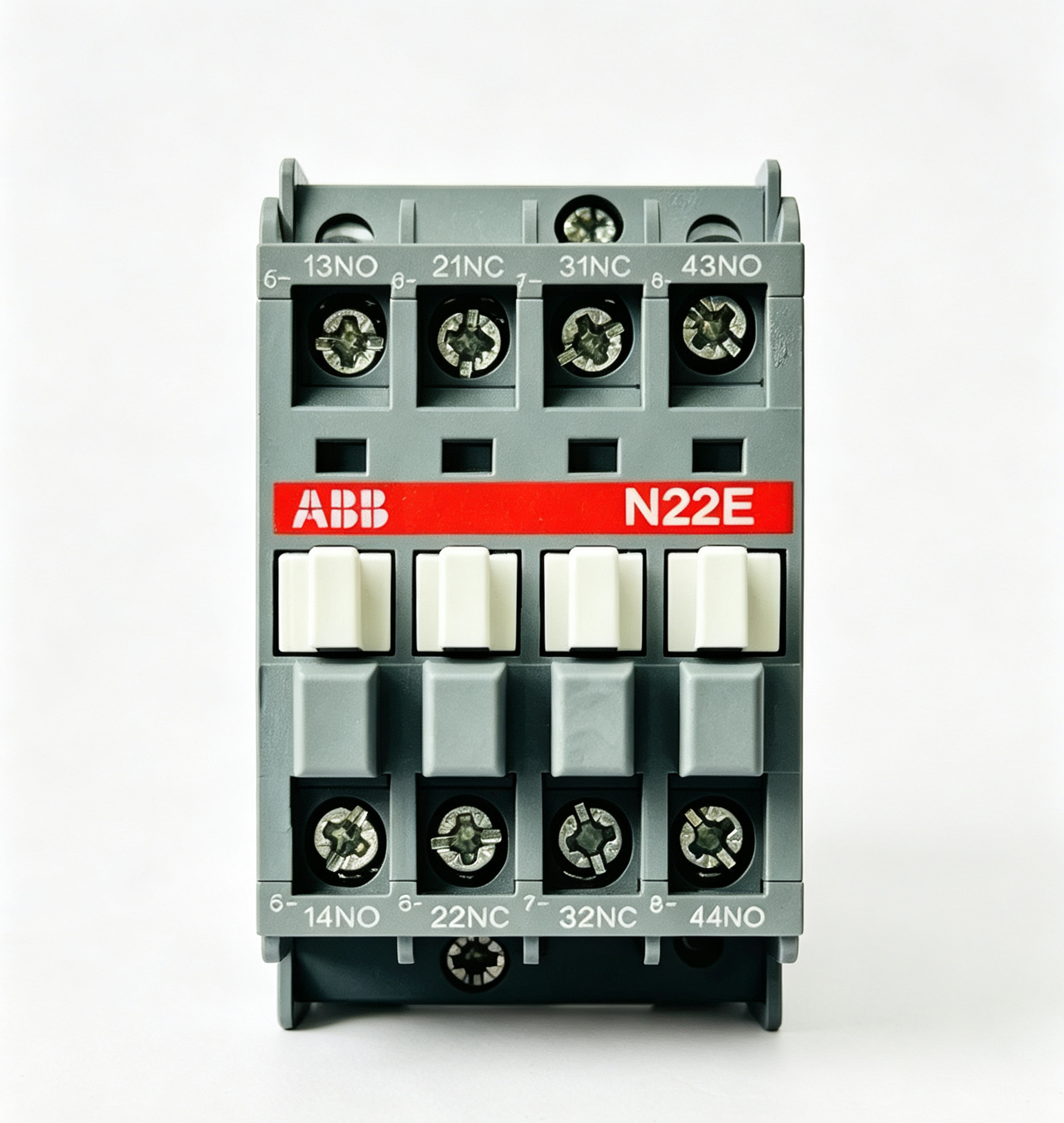 abb n22e 110v contactor relay 4 pole auxiliary switching device for industrial automation control circuit applications abb n22e 110v contactor relay 4 pole auxiliary switching device for industrial automation control circuit applications