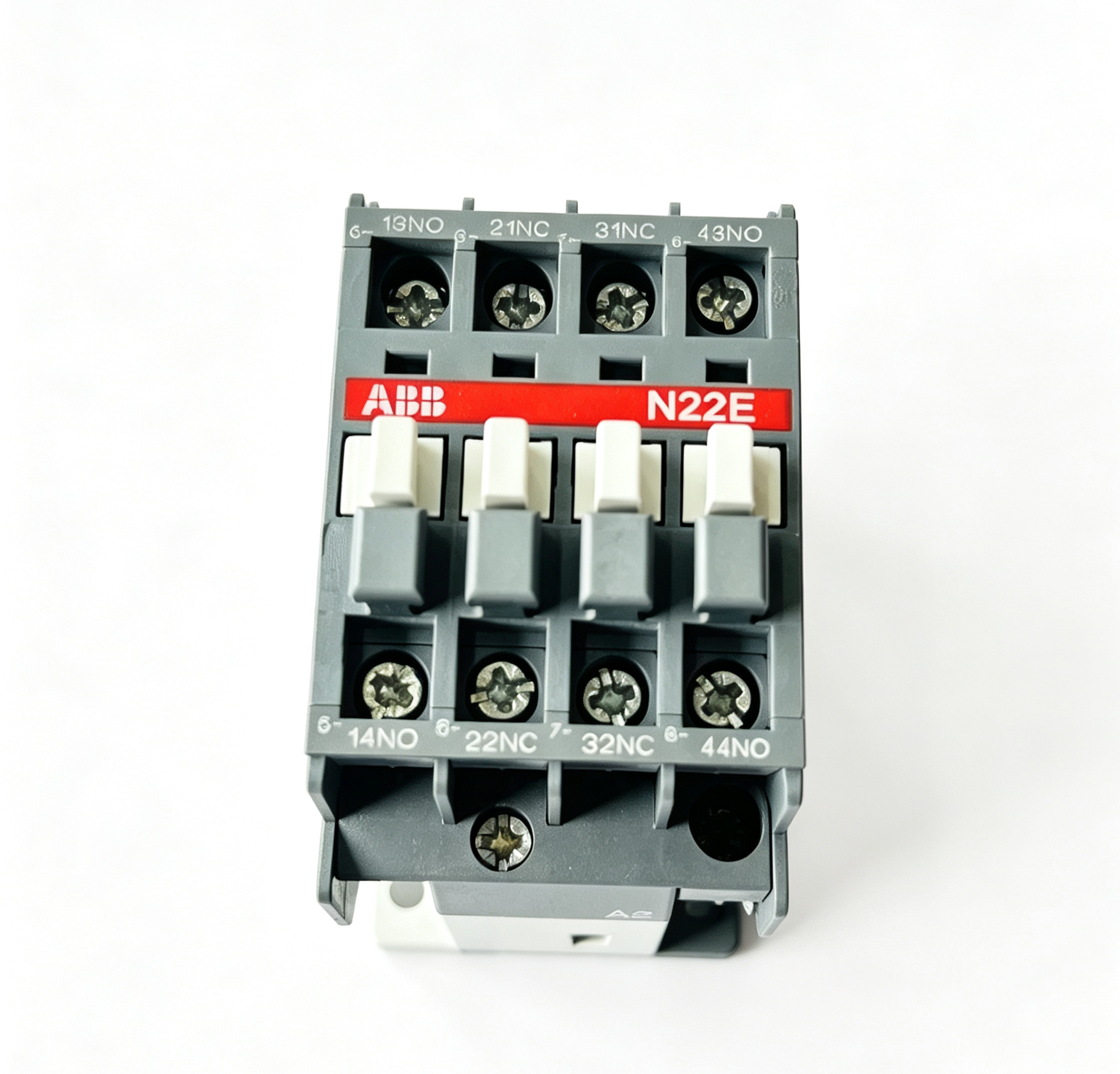 abb n22e 110v contactor relay 4 pole auxiliary switching device for industrial automation control circuit applications abb n22e 110v contactor relay 4 pole auxiliary switching device for industrial automation control circuit applications
