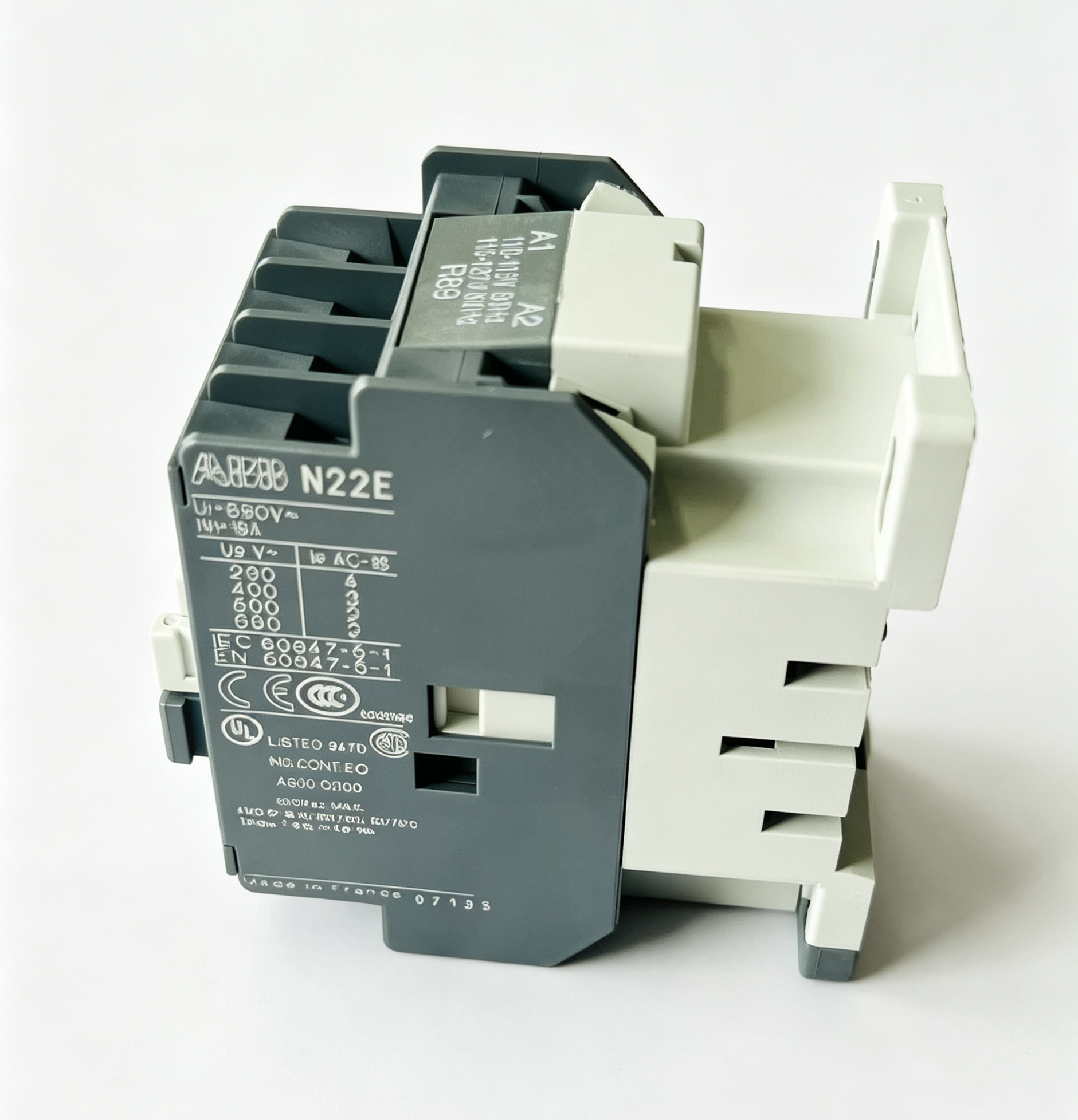 abb n22e 110v contactor relay 4 pole auxiliary switching device for industrial automation control circuit applications abb n22e 110v contactor relay 4 pole auxiliary switching device for industrial automation control circuit applications
