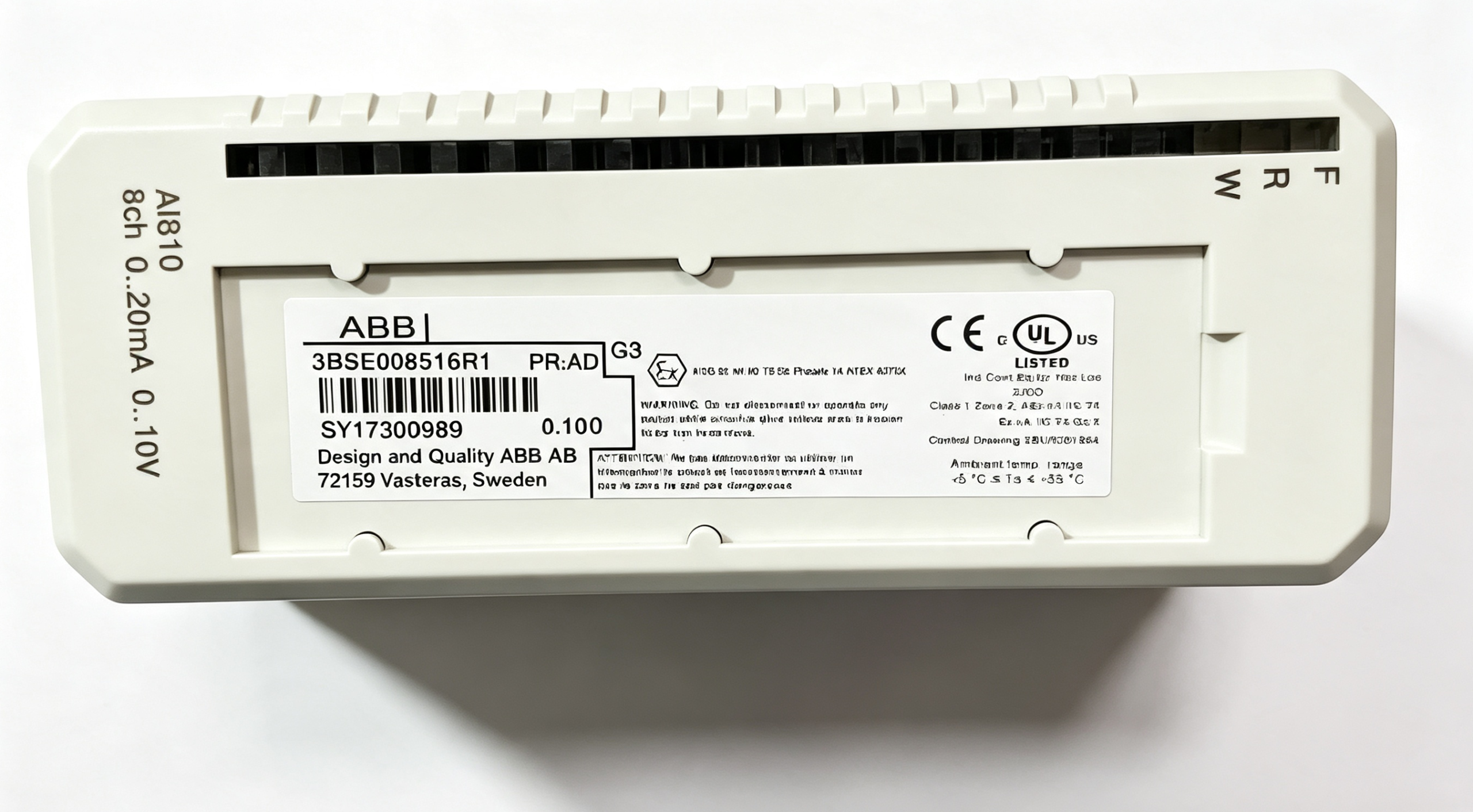 abb 3bse008516r1 ai810 analog input module industrial automation system signal acquisition component abb 3bse008516r1 ai810 analog input module industrial automation system signal acquisition component