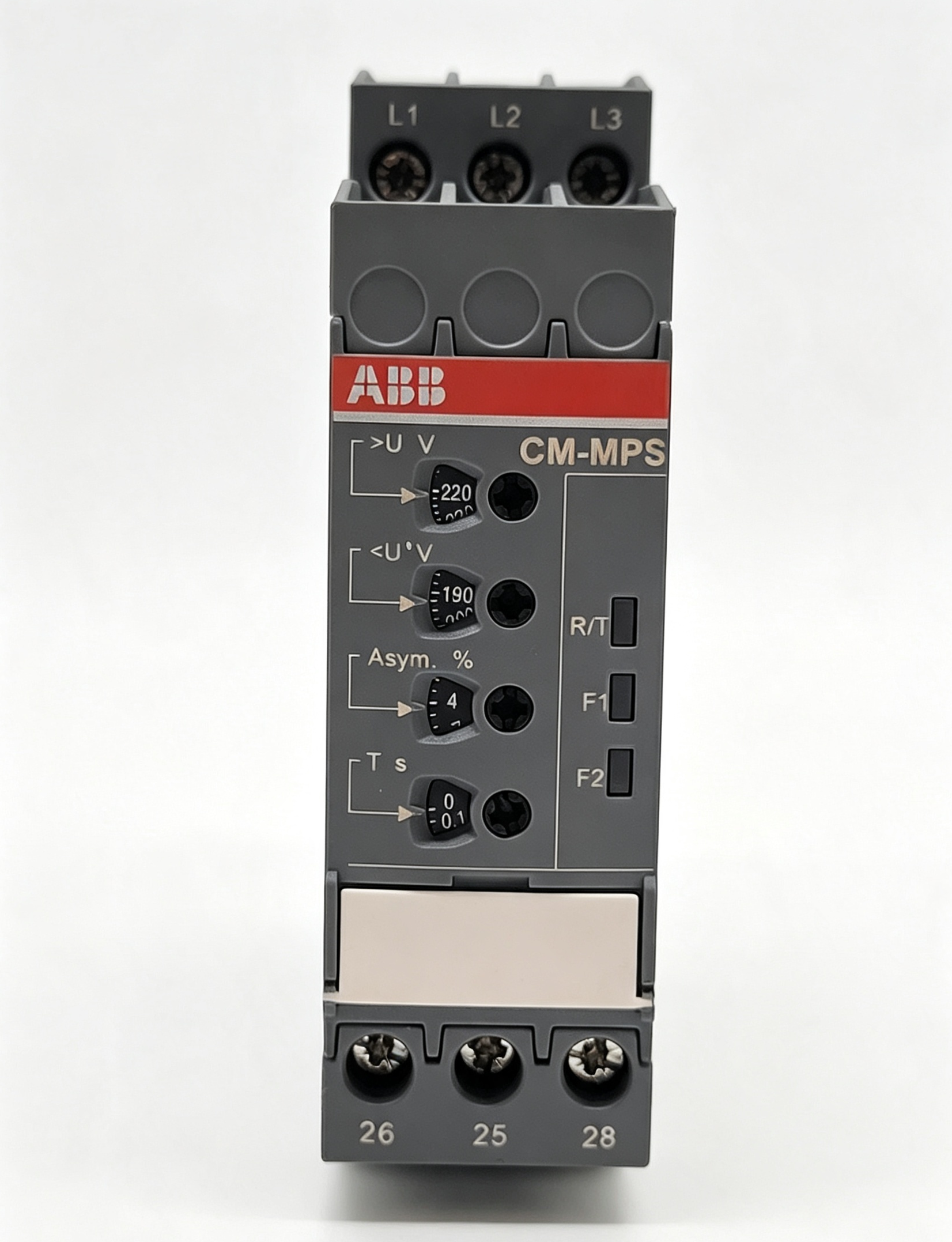abb cm mps.31s three phase monitoring relay industrial voltage protection and control device abb cm mps.31s three phase monitoring relay industrial voltage protection and control device