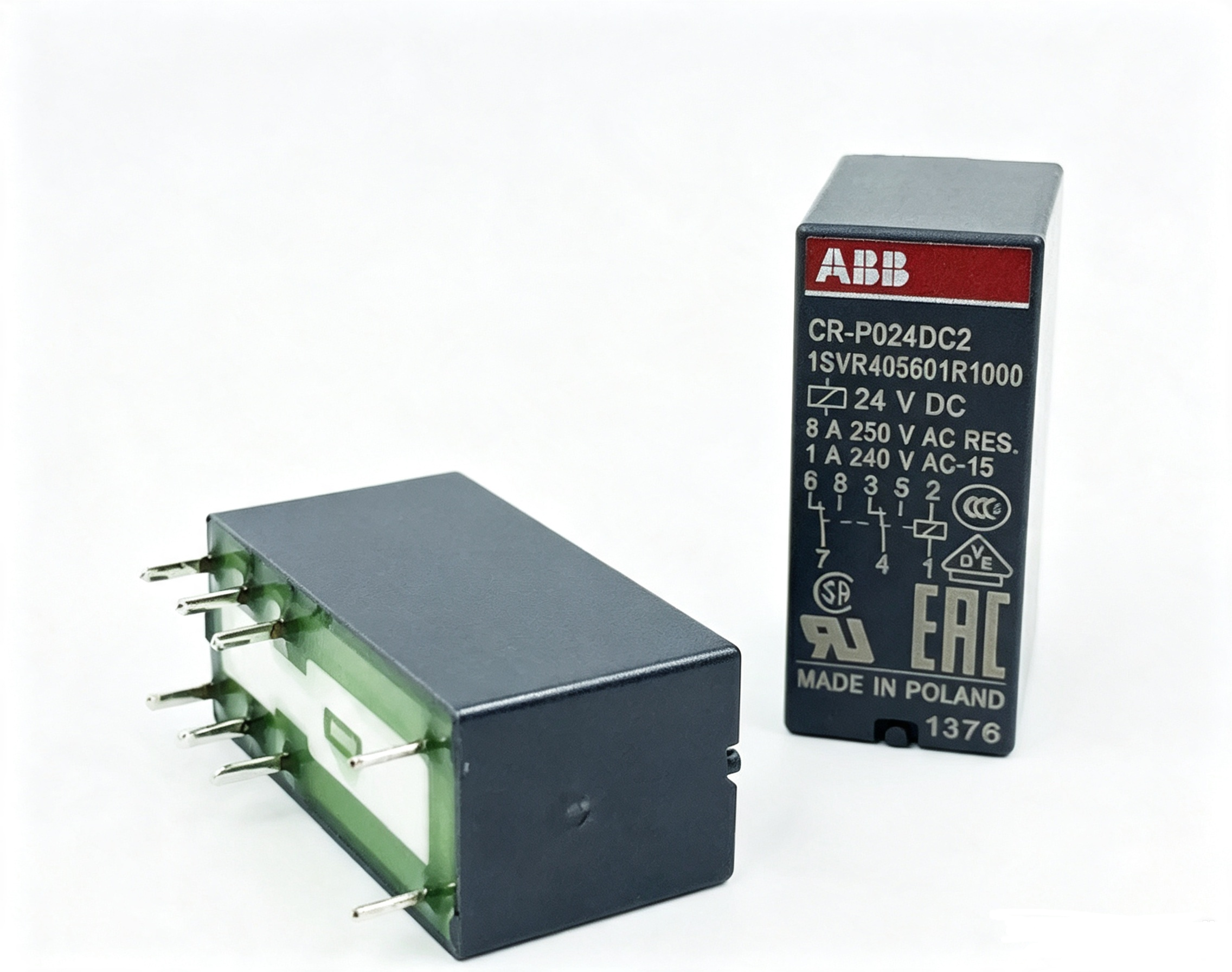 abb cr p048dc2 pluggable interface relay 48v dc industrial control signal switching module abb cr p048dc2 pluggable interface relay 48v dc industrial control signal switching module