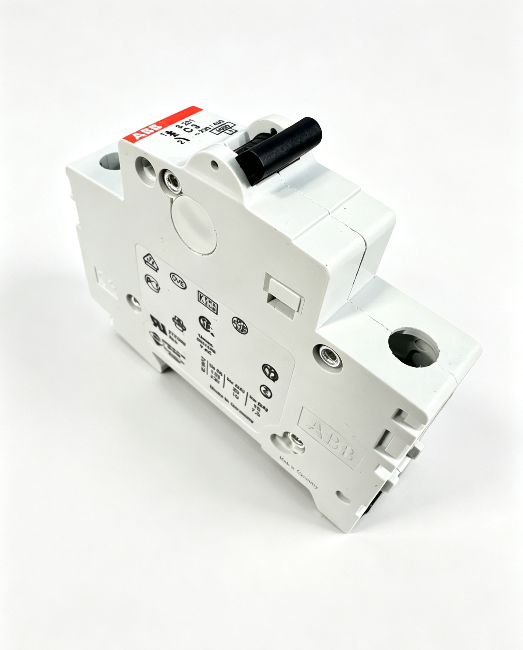 abb 2cds251001r0034 s201 c3 miniature circuit breaker 1 pole 3a c characteristic low voltage protection device abb 2cds251001r0034 s201 c3 miniature circuit breaker 1 pole 3a c characteristic low voltage protection device