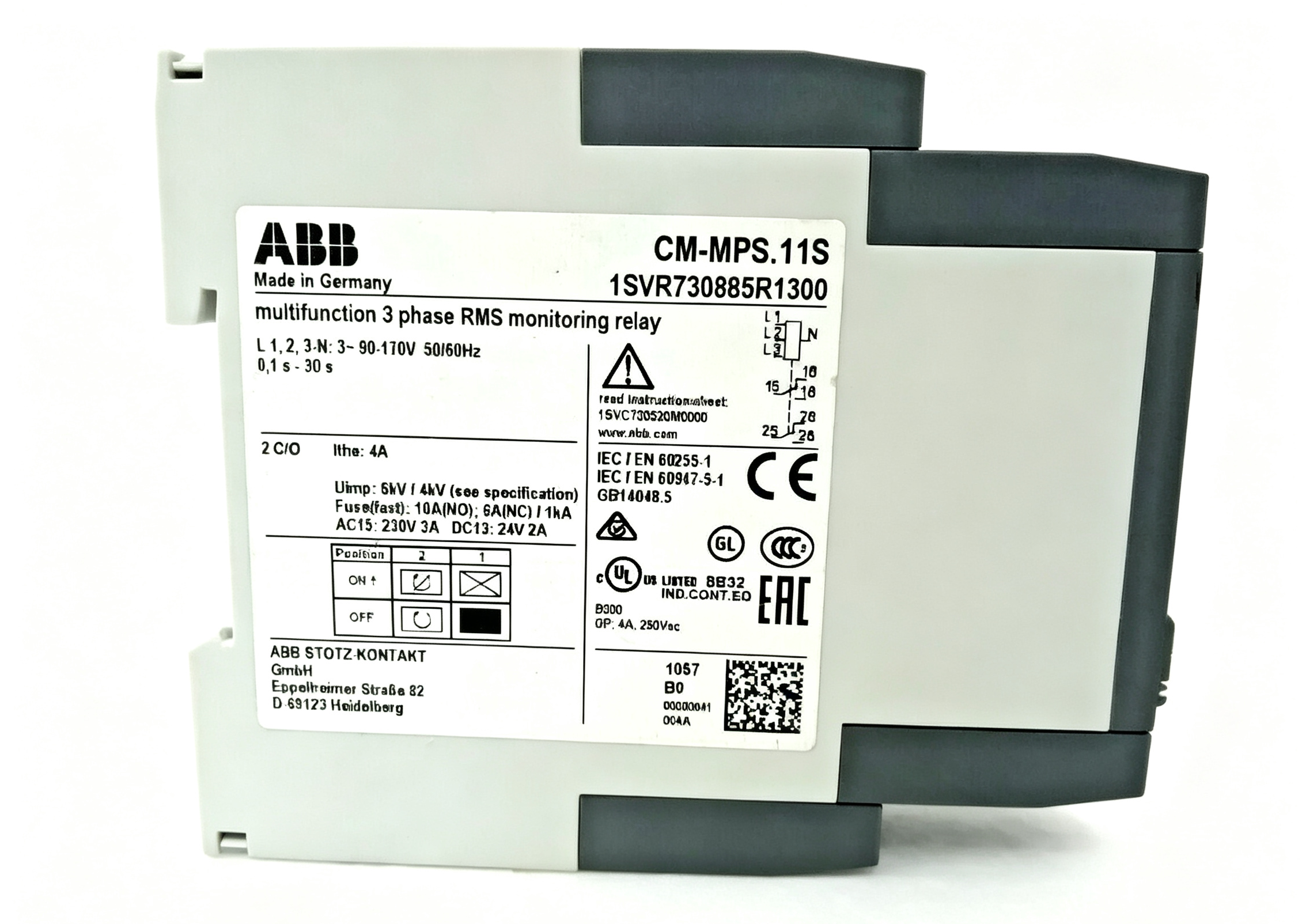 abb 1svr730885r1300 cm mps.11s three phase monitoring relay technical description and application guide abb 1svr730885r1300 cm mps.11s three phase monitoring relay technical description and application guide