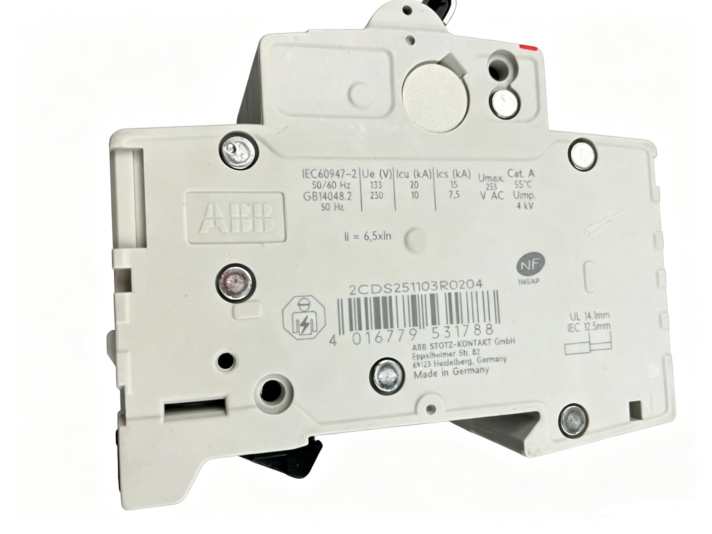 abb 1277852 s201 c20na miniature circuit breaker technical specifications and electrical protection applications abb 1277852 s201 c20na miniature circuit breaker technical specifications and electrical protection applications