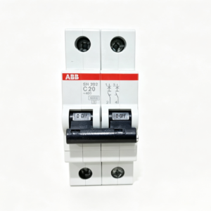 abb sh202 20c miniature circuit breaker technical specifications and two pole low voltage circuit protection solution