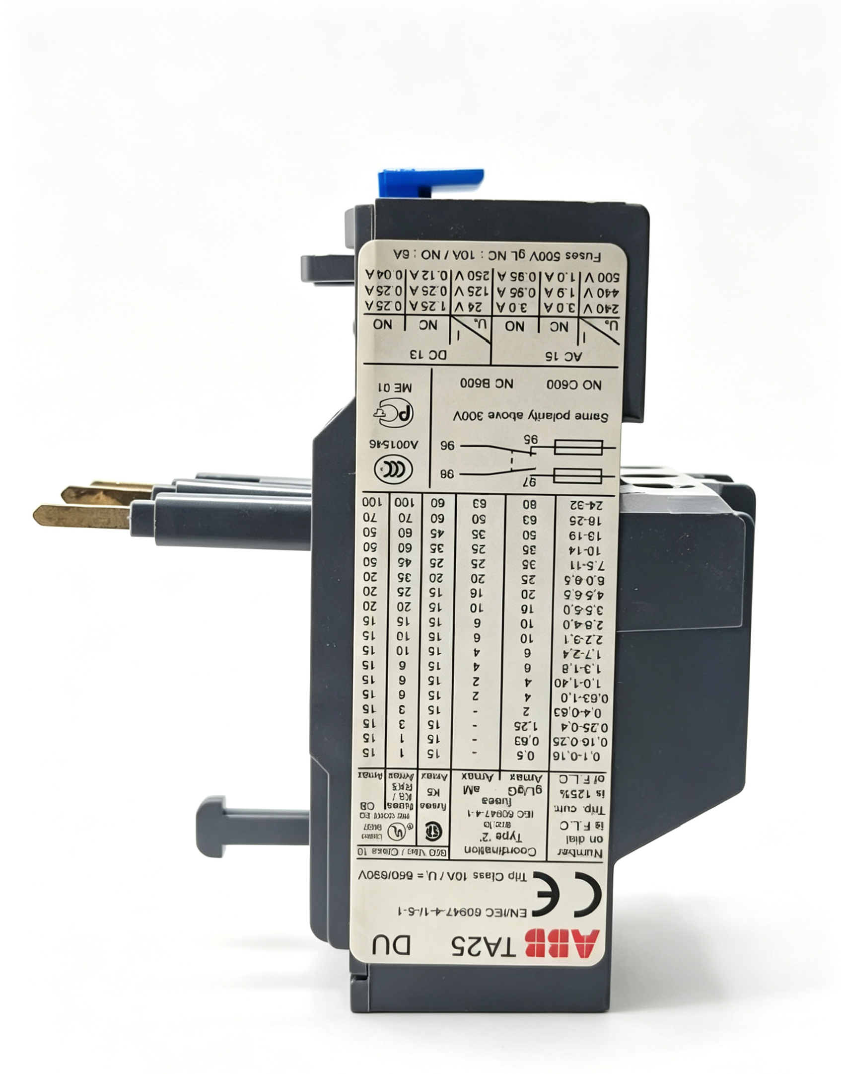 abb ta25du11 thermal overload relay 7.5 11a motor protection device for industrial control systems abb ta25du11 thermal overload relay 7.5 11a motor protection device for industrial control systems
