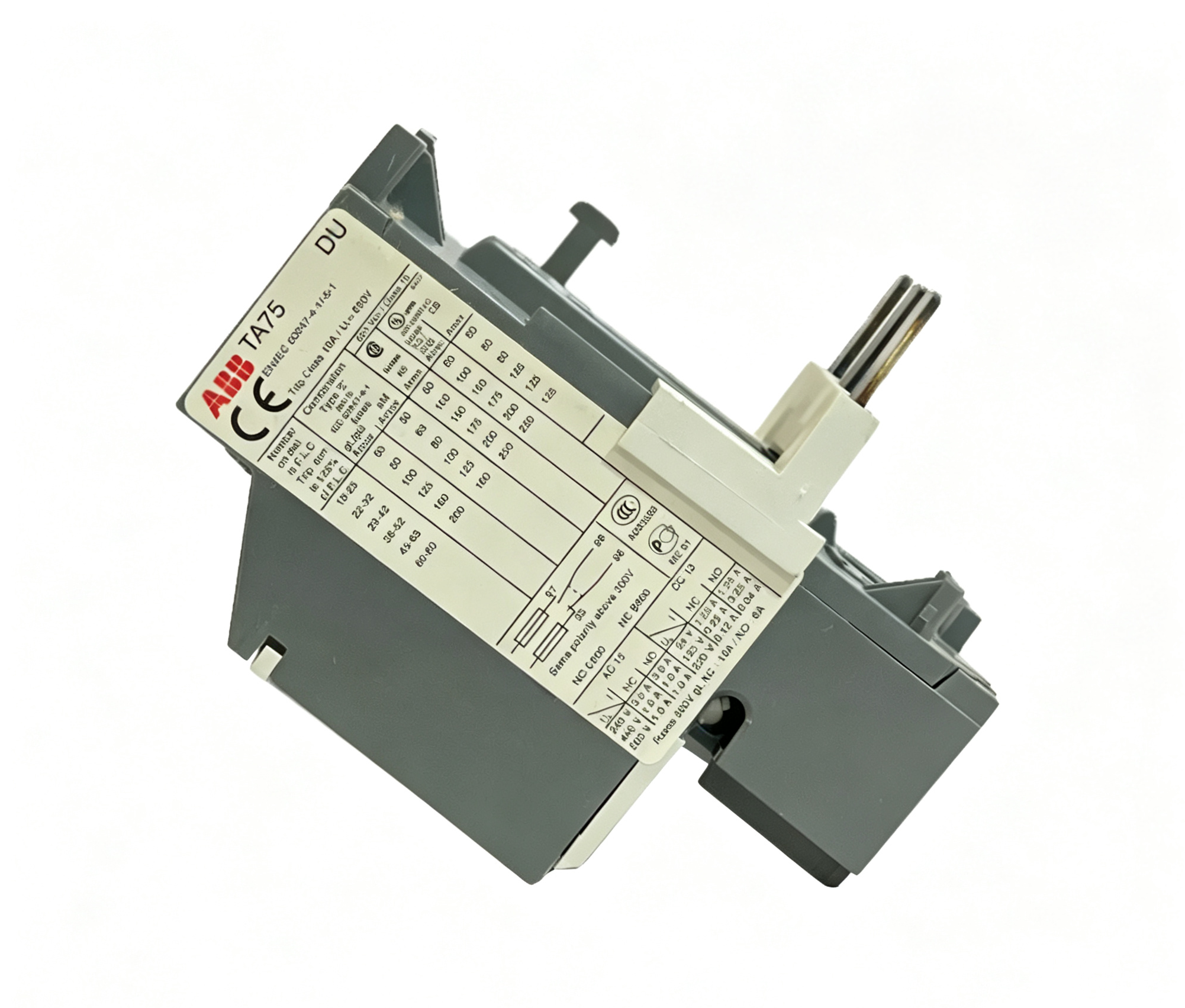 abb ta75du25 thermal overload relay 18 25a motor protection device for industrial control systems abb ta75du25 thermal overload relay 18 25a motor protection device for industrial control systems