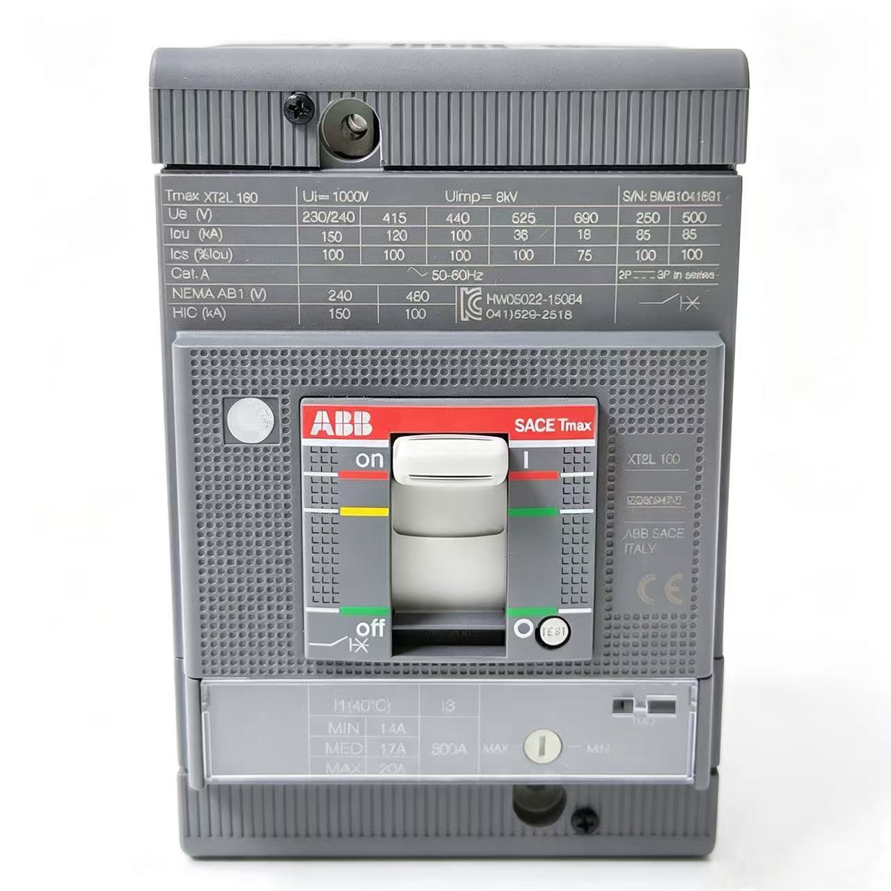 abb t2l160ma32 3p sace tmax xt2l 160 ma 32a three pole magnetic circuit breaker abb t2l160ma32 3p sace tmax xt2l 160 ma 32a three pole magnetic circuit breaker