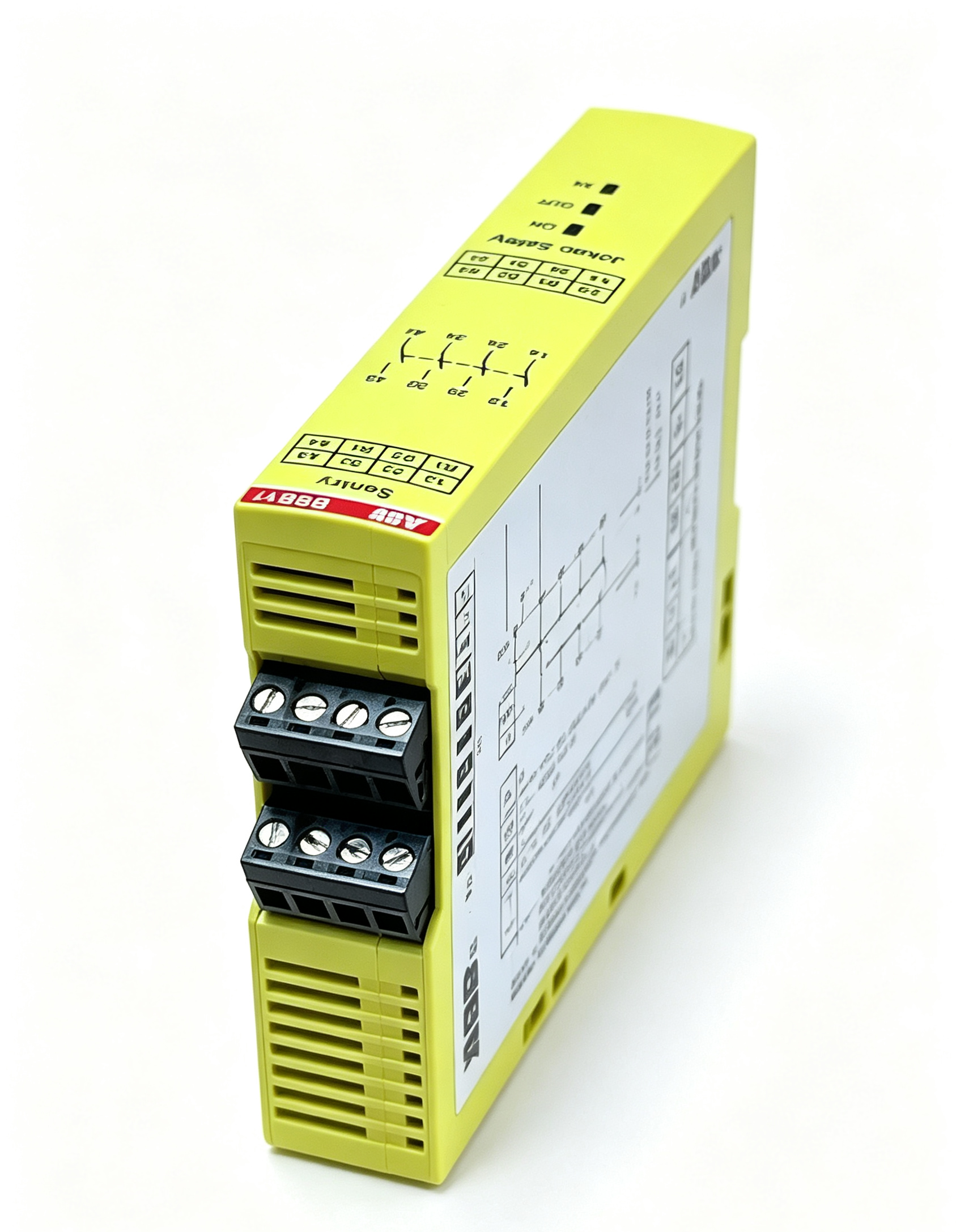abb 2tla010040r0200 sentry bsr11 safety relay 24v dc with four normally open safety outputs for industrial machine safety systems abb 2tla010040r0200 sentry bsr11 safety relay 24v dc with four normally open safety outputs for industrial machine safety systems