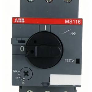 abb 1sam250000r1013 ms116 20 manual motor starter 16–20 a for motor protection and industrial control applications