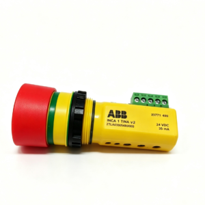 abb 2tla030054r0000 inca 1 tina emergency stop button with dynlink signal, status led and terminal block