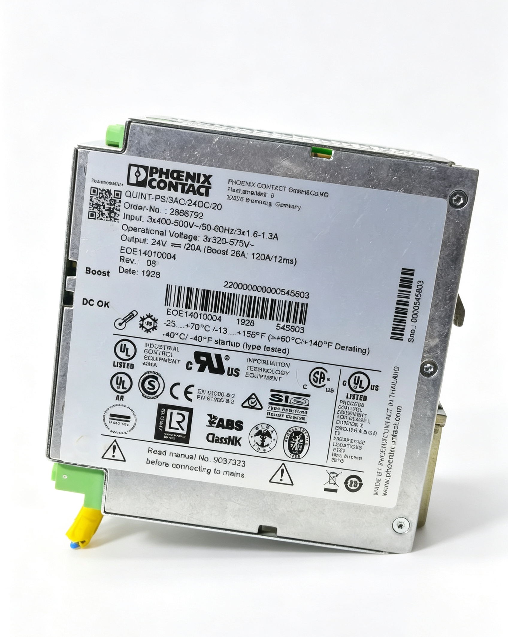 abb 3bhe031065r0020 quint ps/3ac/24dc/20 power supply for acs1000 and acs2000 drive systems abb 3bhe031065r0020 quint ps/3ac/24dc/20 power supply for acs1000 and acs2000 drive systems