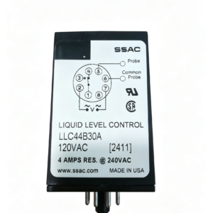 abb llc44b30a ssac liquid level control 120 vac 4 a 50/60 hz with 30 second fixed time delay and isolated spdt output