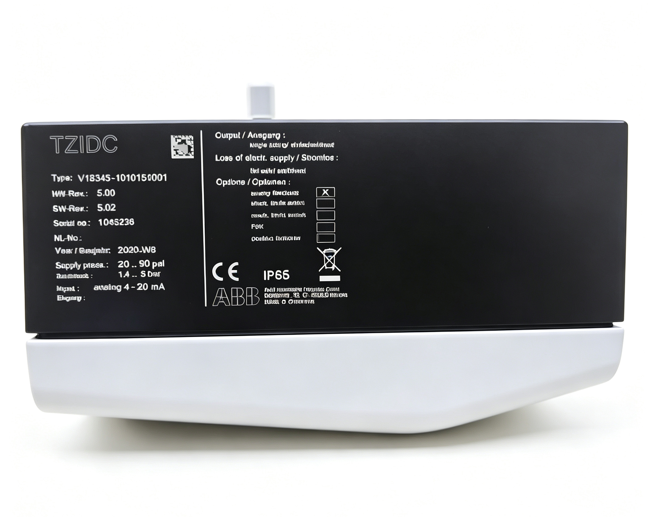 abb v18345.10.1.7.1.6.1.00.m tzidc intelligent electro pneumatic positioner for 4–20 ma valve control and industrial process automation abb v18345.10.1.7.1.6.1.00.m tzidc intelligent electro pneumatic positioner for 4–20 ma valve control and industrial process automation