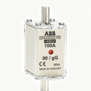 abb 1sca022700r9520 ofaa00gg100 hrc fuse link nh00 gg 100a 690v for low voltage circuit protection