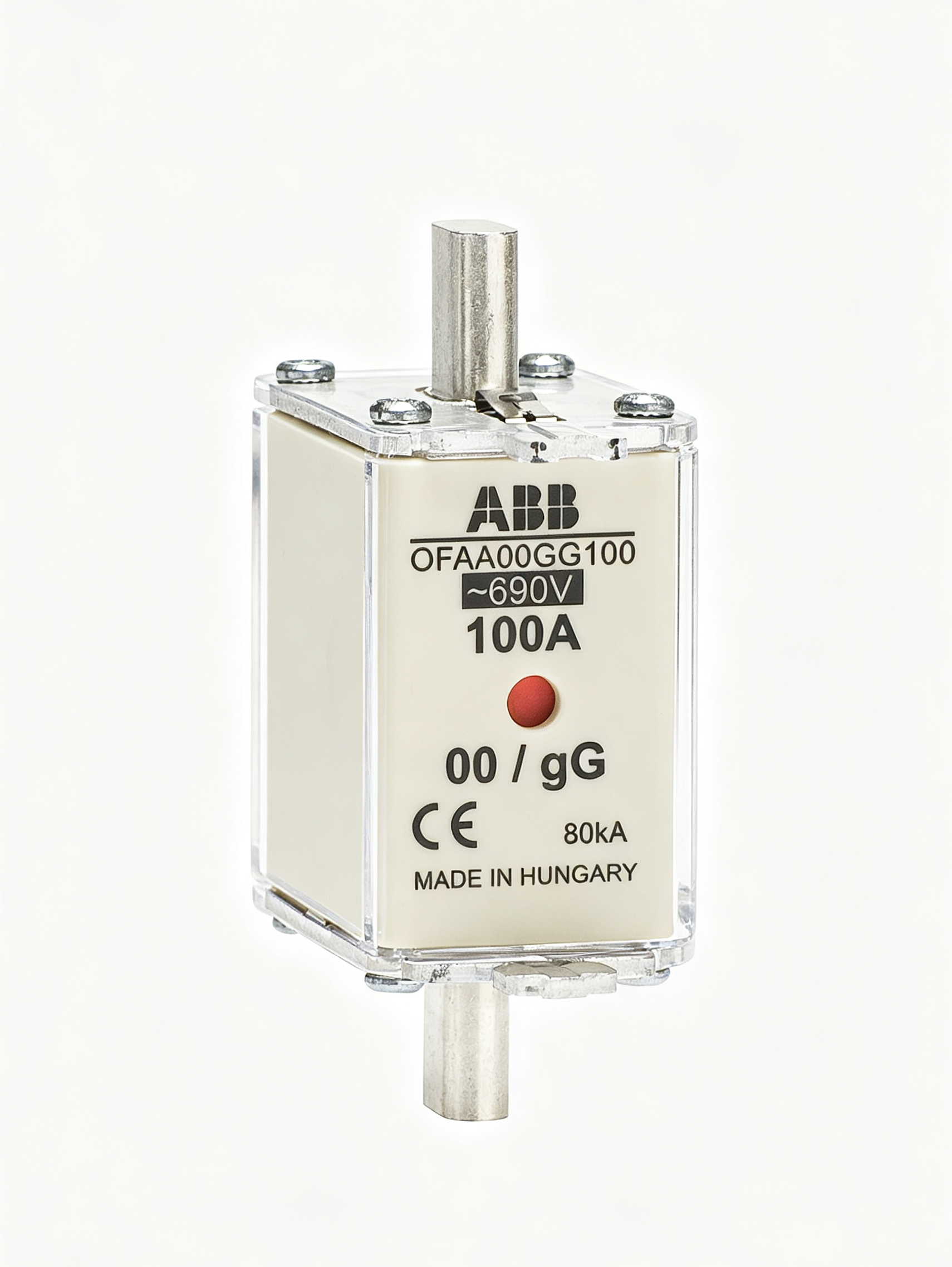 abb 1sca022700r9520 ofaa00gg100 hrc fuse link nh00 gg 100a 690v for low voltage circuit protection abb 1sca022700r9520 ofaa00gg100 hrc fuse link nh00 gg 100a 690v for low voltage circuit protection