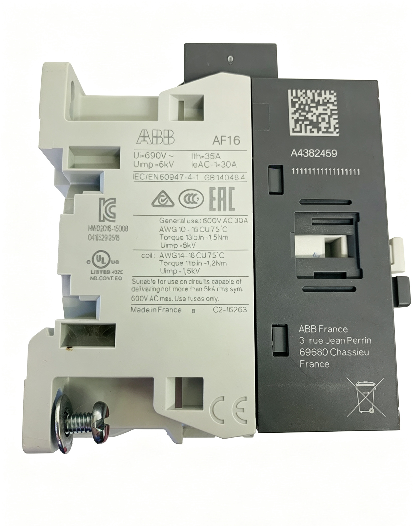 abb 1sbl177201r1300 af16 40 00 13 four pole contactor 100 250v ac/dc technical overview abb 1sbl177201r1300 af16 40 00 13 four pole contactor 100 250v ac/dc technical overview