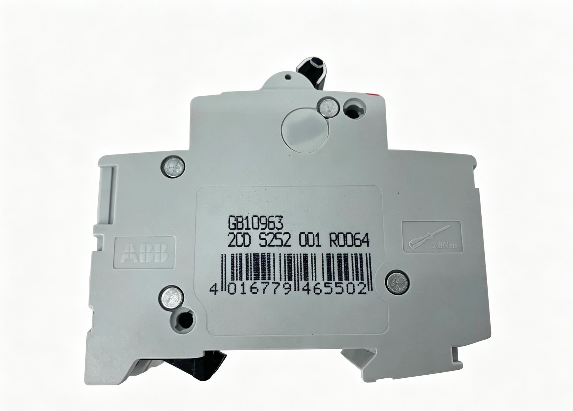 abb 2cds252001r0064 s202 c6 2 pole c curve 6a miniature circuit breaker abb 2cds252001r0064 s202 c6 2 pole c curve 6a miniature circuit breaker